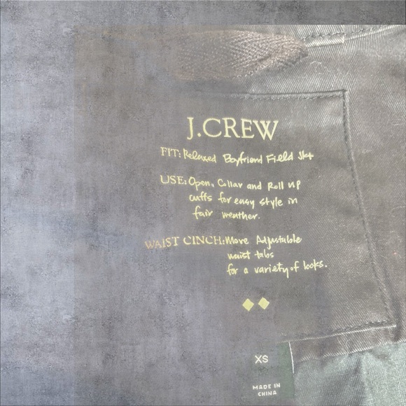 J. Crew Black Field Jacket, - Picture 5 of 5